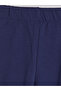 Two Mt Shop Quality Lcw Kids Navy Blue 2 Threaded Threaded Patterned Narrow & Slim Elastic Waist Girls' T-Shirt - 3