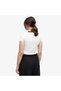 Essential Ribbed Baby Women's White T-Shirt - 3