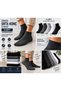 Men's Cotton Plain Mixed Color Booties Socks 5 Pairs - 2
