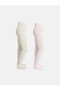 I Embroidered and Patternless Girls' Pantyhose 2-Pack from Freezen Store - 2
