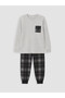 Rmz Gi̇yi̇m Farkiyla Zero Roba Collar Boys' Pajama Set
