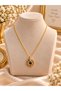 GOLD STEEL NECKLACE