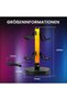 Headphone Stand with 17 Light Modes, Gaming Controller Holder with Remote Control, PC Gaming Ac - 7