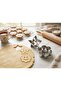 Stainless Steel Smiley Face Cookie Mold Set - Star and Flower Shaped Dough Shaper - 2