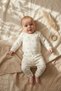 Ecru Mini Bear Patterned 100% Double Cotton Baby Boy Set 3-9 Months - 3