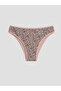 Rmz Gi̇yi̇m Farkiyla Leopard Embroidered Brazilian Panties 5-Pack - 6
