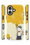 iPhone 16 Compatible - Painter Ducks, Double Layer Tough Cover, Glossy Surface Protective Case - 2