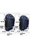 90 Liter Bellows Mountaineer Unisex Backpack – Large Volume Camping & Outdoor Bag (Navy Blue) - 4