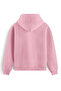 Main Character Stone Printed Hooded Oversize Sweatshirt Hoodie Pink - 2