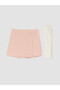 Pink Bowknot Cotton Baby Girl Shorts - 2