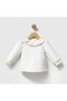 Teddy Bear Embroidery Detailed Plaid Patterned Baby Girl Blouse and Salopet Set - 4