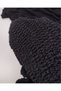 Black Wrinkled Waffel Jersey Fabric for Dresses & Blouses Width: 120cm - 4