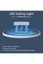 مصباح سقف LED يعمل بالاستشعار، مصباح أبيض حديث يعمل بالشحن عبر USB - 4