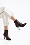 Thin Heeled Zippered Women's Boots - 3