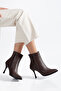 Thin Heeled Zippered Women's Boots - 2