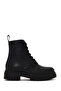Women's Black Zippered Boots Wf230002Sv