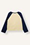 Loose Fit Crew Neck Raglan Long Sleeve T-Shirt I8200Ax26Au - 6
