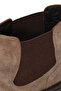 Men's Beige Thick Soled Suede Leather Chelsea Boots Wm710003Ds - 7