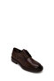 Men's Brown Lace-Up Leather Casual Shoes Wm730018Dv - 7