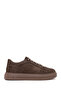 Men's Mink Lace-Up Thick Soled Suede Leather Sneaker Wm650011Ds