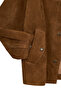 Valencia Women's Camel A-Form Suede Leather Jacket 26Wgd570810 - 8