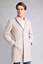 Regular Fit Notched Collar Buttoned Cashmere Parka H2722Ax26Au - 3