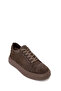 Men's Mink Lace-Up Thick Soled Suede Leather Sneaker Wm650011Ds - 7