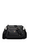 Women's Black Long Strap Crossbody Bag Ab100010Sv