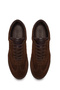 Men's Brown Lace-Up Suede Leather Sneaker Wm837002Ds - 4