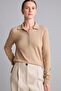 Regular Fit Polo Collar Long Sleeve Basic Knit Sweater D6259Ax26Au