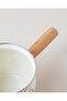 Nostalgic Serenity Enamel Sauce Pot 1.6L White - 3