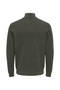 Green Men's Stand Collar Knitted Sweater 22023210 Onsphil 12 Struc Half Knit - 2