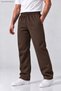 Men's Loose Fit Sweatpants Streetwear Wide Leg Straight Leg Knitted Bottoms