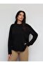 Crew Neck Long Sleeve Blouse - 2