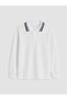 White Polo Neck Boy's T-Shirt - 2