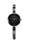 Raga Viva Quartz Analog Black Dial Grey Metal Strap Watch for Women