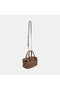 Women's Khaki Hand-Knitted Suede Leather Handbag - 7