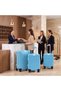3PC Aluminum Frame Hardside Luggage 20/24/28 Inch with TSA Password Lock & Smooth Spinner Wheels, Lightweight Carry-On & Checked Suitcase Set for Family Trip - 8