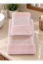 100% Cotton 2-Piece Towel Set 50X90 Hand and Face Towel + 70X140 Bath Towel, with Border - 2