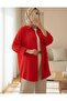 103901 Oversize Basic Hijab Shirt - Red