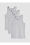 U Neck Combed Cotton Men's Undershirt 3-Pack (W6) - 5