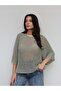 Sparkling Openwork Knitted Sweater - 4