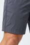 Men's Comfortable Fit Anti-Sweat Smoked Parachute Shorts with Zipper Pockets - 8