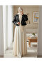 Women's Oversize Leather Coat Jacket 1047 - Black