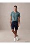 V-Neck Combed Cotton Men's T-Shirt (S6) - 2