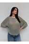 Sparkling Openwork Knitted Sweater