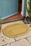 Door Mat 40X60 Bohemian Style Washable Double Sided Jute Mat Wicker Bathroom Exterior Door