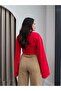 Side Gathered Long Sleeve Blouse - 5