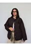 Hakim Collar Snap Fastener Quilted Coat