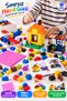 500+ Pieces Colorful Building Blocks Set – Creative Building and Design Toy for Ages 3+ with 16X16 Base Plates - 3